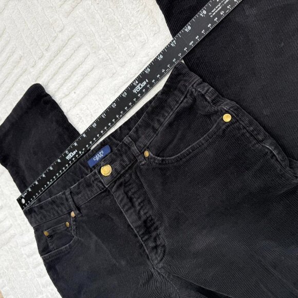 vintage y2k black corduroy jeans by Chaps - Picture 4 of 5